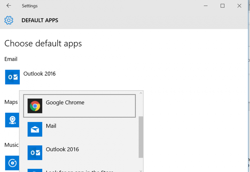Microsoft outlook change to open to chrome on mac os